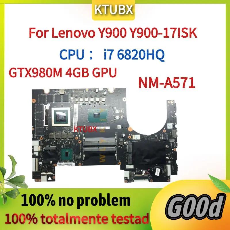 BY711 NM-A571.For  Y900 Y900-17ISK Ʈ , i7 6820HQ CPU, GTX980M, 4GB GPU, DDR4 100% ׽Ʈ ۾